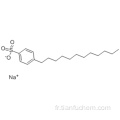 Acide benzènesulfonique, dodécyle, sel de sodium (1: 1) CAS 25155-30-0